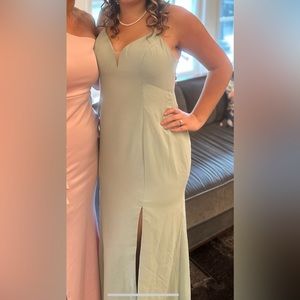 Azazie Vika Agave size A12